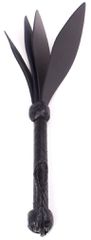 3-Fold Spade Slaper - Black Leather