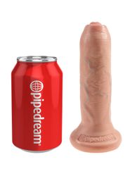 Ρεαλιστικό Ομοίωμα Πέους - Realistic Dildo King Cock Uncut Skin 15.2cm