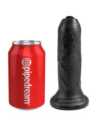 Uncut Μαύρο Ομοίωμα 15.2εκ King Cock