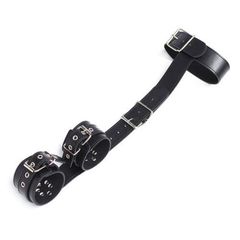 Σετ Δεσίματος Μαύρο - Easy Back Cuffs+Collar Restraint