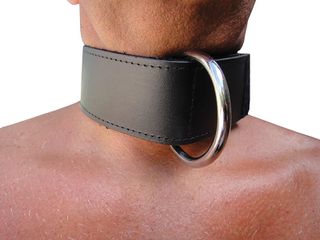Δερμάτινο Κολάρο Velcro Leather BDSM Collar - Kiotos