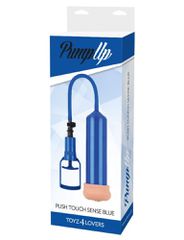 Sviluppatore a pompa pump up push touch sense blue-thumb-1