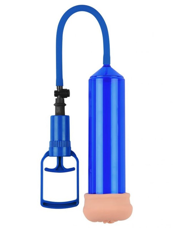 Sviluppatore a pompa pump up push touch sense blue