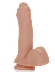 Ρεαλιστικό Ομοίωμα Πέους Calexotics Uncut Dildo 17cm με Βάση Βεντούζας - CalExotics