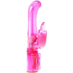 Minx G Tongue Rabbit Vibrator Pink OS