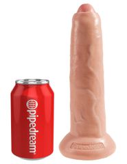 Ομοίωμα Πέους με άκοπο δέρμα - Pipedream King Cock Uncut Cock 23cm Flesh