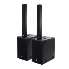 Σετ ηχείων & Subwoofer Column κολωνάτο με ψηφιακό ενισχυτή FA2.36 600W RMS/8Ω + 400W RMS/8Ω IP20 μαύρο σετ 4 τεμαχίων