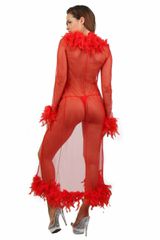 Lingerie  - Red - One Size-thumb-1