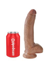 Ρεαλιστικό Ομοίωμα Πέους με Όρχεις King Cock Dildo with Balls - 23 εκ.