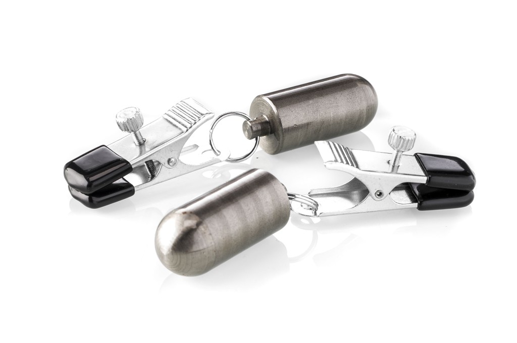 Nipple and clit clamp with weights 100gr