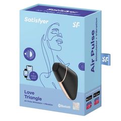 Κλειτοριδικός Δονητής Satisfyer Love Triangle, μαύρο-thumb-2
