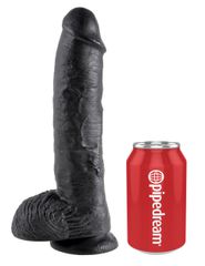 Pipedream XXL Realistic King Cock 10 Inch Cock With Balls - Black