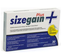 Διεγερτικές Κάψουλες Μεγέθυνσης Πέους- SIZEGAIN PLUS 30τμχ.