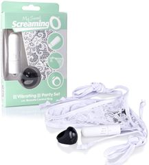 THE SCREAMING O - REMOTE CONTROL PANTY VIBE WHITE