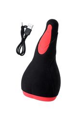 Erotist Eruption Rechargeable masturbator Silicone Black 18.5 cm