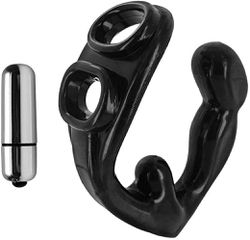 Δαχτυλίδι Πέους με σφήνα Rogue Erection Enhancer - Μαύρο από XR Brands - Master Series