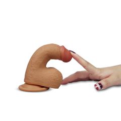 Vibrating Dual-layered Silicone Dildo Gabe-thumb-3