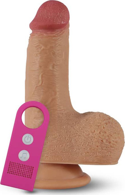 Vibrating Dual-layered Silicone Dildo Gabe
