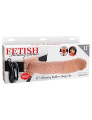 28cm Vibr. Hollow Strap-On - Skin-thumb-1