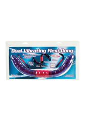 Διπλό Ομοίωμα CalExotics Flexi-Dong Μώβ-thumb-1
