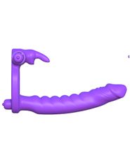 Διπλός Rabbit Μωβ Pipedream Fantasy C-Ringz Silicone-thumb-1