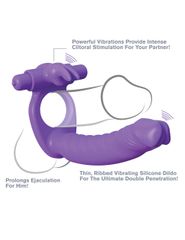 Διπλός Rabbit Μωβ Pipedream Fantasy C-Ringz Silicone-thumb-5