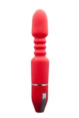 MENZSTUFF Anal Pleasure Vibrator 20 cm - Κόκκινος Πρωκτικός Δονητής