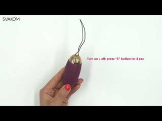 Svakom - Elva Vibrating Egg Violet