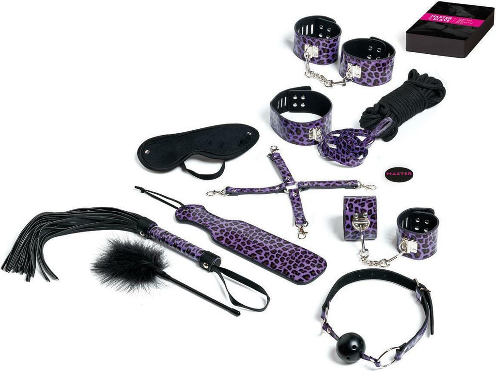 Tease & Please Master Slave Bondage Game Purple