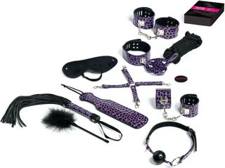 Tease & Please Master Slave Bondage Game Purple