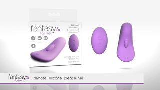 Pipedream Fantasy For Her Remote Silicone Please-Her - Purple-thumb-2