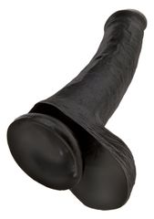 King Cock 33cm With Balls - Black-thumb-3