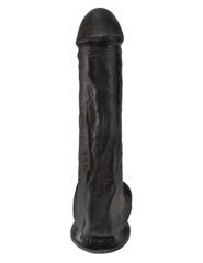 King Cock 33cm With Balls - Black