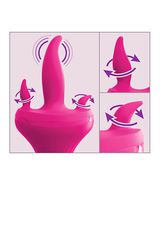 Δονητής σιλικόνης Pipedream Threesome Holey Trinity-thumb-2