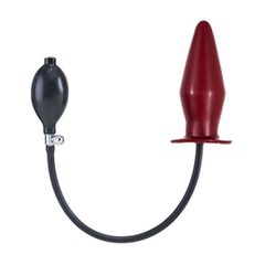Mister B Solid Butt Plug - XL Κόκκινη Φουσκωτή Πρωκτική Σφήνα