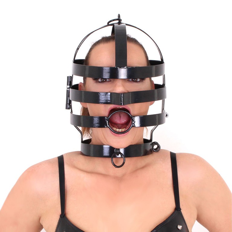 Head Cage, Large, Black Coated