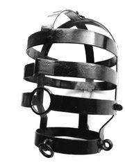 Head Cage, Large, Black Coated-thumb-1