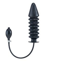 Mister B Solid Ribbed Dildo - XL Μαύρο Φουσκωτό Ομοίωμα Πέους