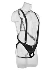 King Cock 11" Hollow Strap-On Suspender System-thumb-4