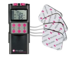 Mystim Tension Lover Digital Nerve Simulator Mystim Black