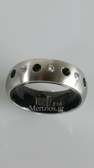 Steel Crystal Visetti Ring