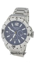 Nautica NSR-05 Blue Dial Steel Watch A19568G (NEW)