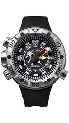 Ρολόι βυθόμετρο Citizen promaster marine με μαύρο λουράκι BN2021-03E