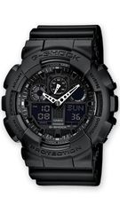 Ρολόι Casio G-Shock με μαύρο λουράκι GA-100-1A1ER