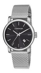 Ρολόι Wenger Urban Vintage με ασημί μπρασελέ και ημερομηνία 01.1041.140