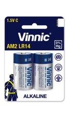 Μπαταρίες Αλκαλικές Vinnic LR14 size C 1.5V (2τμχ)