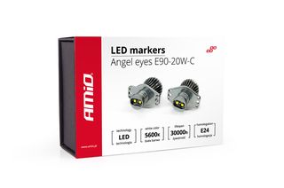 Λάμπες Led 20W 5600K GOLD AMIO για Αngel Εyes ΒMW 3 E90 E91 2005-2008 01541