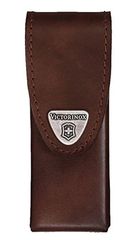 Καφέ δερμάτινη θήκη Victorinox για σουγιά 111mm που προσαρμόζεται στην ζώνη 4.0822.L