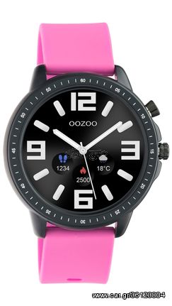 Ρολόι OOZOO Smartwatch με φούξια λουράκι Q00331