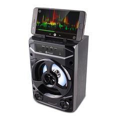 Ομιλητής Kislonli KK-02, Bluetooth, USB, SD, FM, Μαυρο - 22134